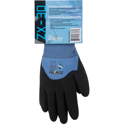 Gants enduits ZX-30° de premi&egrave;re qualit&eacute;, 2T-Grand, R&ecirc;vetement Mousse de PVC, Calibre 15, Enveloppe en Nylon Cam Industrial