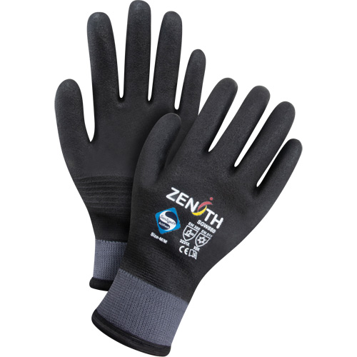 Gants enduits ZX-30° de premi&egrave;re qualit&eacute;, Moyen, R&ecirc;vetement Mousse de PVC, Calibre 15, Enveloppe en Nylon Cam Industrial