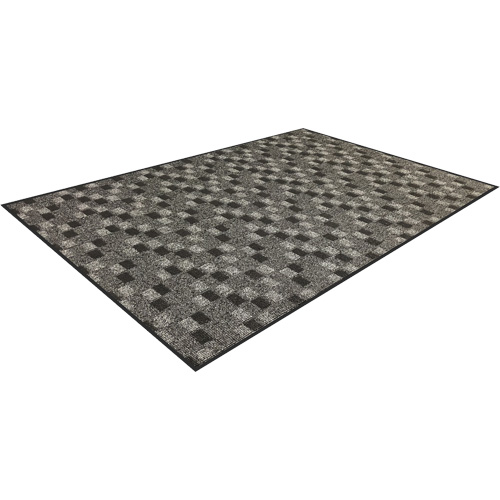 Terra Nova Classic Entrance Mat, Wiper, 3' x 5' x 5/16", Charcoal Cam Industrial