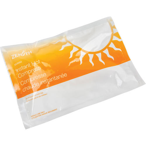 Instant Compress, Hot, Single Use, 6" x 9" Cam Industrial