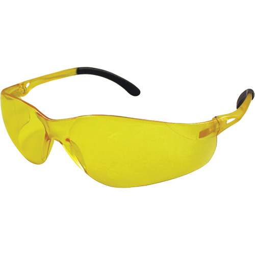SenTec Safety Glasses, Amber Lens, Anti-Scratch, Meets/Exceeds CSA Z94.3 Cam Industrial
