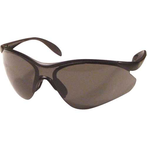 Lunettes de s&eacute;curit&eacute; Miranda, Lentille Gris, Anti-&eacute;gratignures, R&eacute;pond ou surpasse la norme CSA Z94.3 Cam Industrial