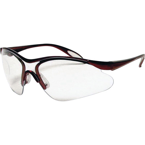 Lunettes de s&eacute;curit&eacute; Miranda, Lentille Transparent, Anti-&eacute;gratignures, R&eacute;pond ou surpasse la norme CSA Z94.3 Cam Industrial