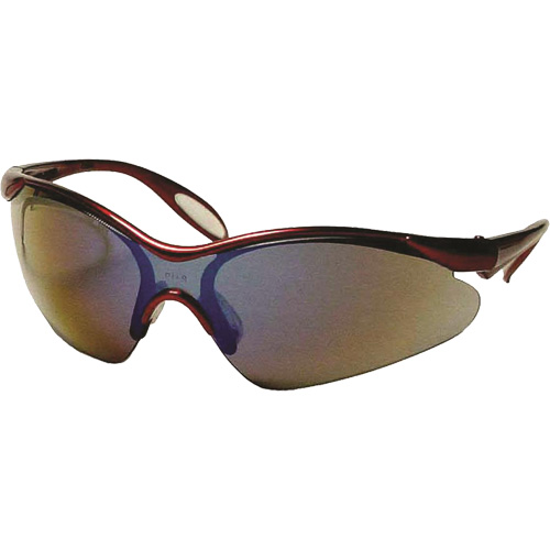 Miranda Safety Glasses, Blue Mirror Lens, Anti-Scratch, Meets/Exceeds CSA Z94.3 Cam Industrial
