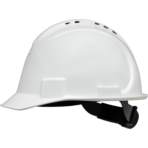 North&reg; Short Brim Hardhat, Meets CSA Type 1, Ratchet Suspension, Vented Cam Industrial