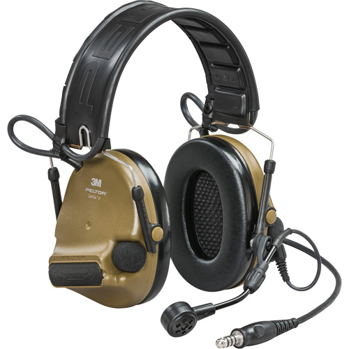 Peltor ComTac VI NIB Single Lead Headset with Arc, Headband Style, 23 dB Cam Industrial