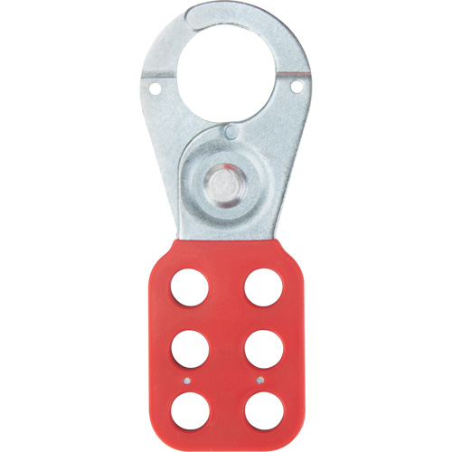 Safety Lockout Hasp, Red Cam Industrial