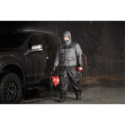 Blouson imperm&eacute;able Hydrobreak, Hommes, 3T-Grand, Gris Cam Industrial