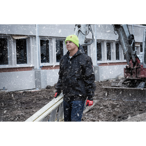 Tuque &agrave; revers haute visibilit&eacute;, Taille unique, Vert Cam Industrial