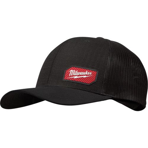 GridIron Snapback Trucker Hat, Black, Cotton/Nylon/Polyester Cam Industrial