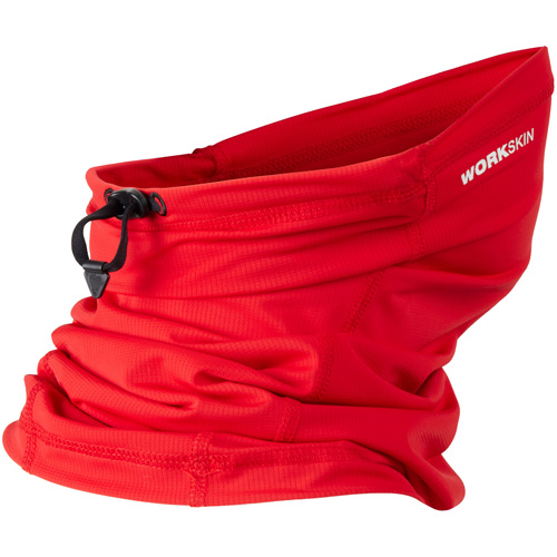 Workskin Neck Gaiter, Red, Polyester Cam Industrial