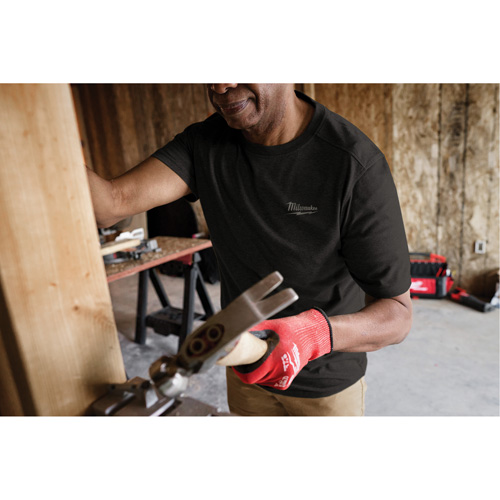 T-shirt de travail hybride, Hommes, Petit, Noir Cam Industrial