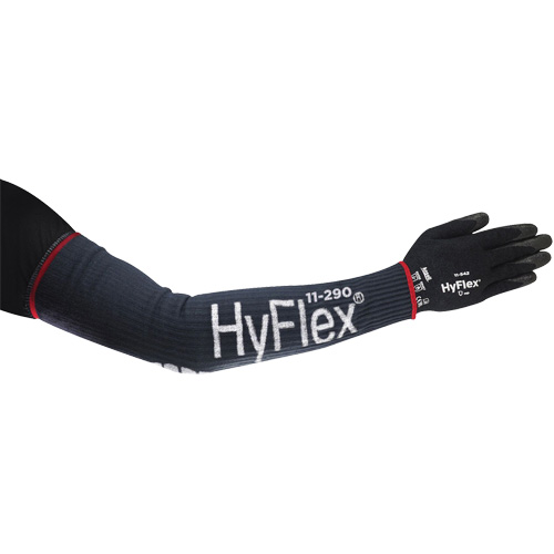 HyFlex&reg; Narrow High Cut Compression Sleeve, 18", Kevlar&reg;/Polyamide/Spandex/Stainless Steel, Blue Cam Industrial