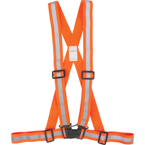 Traffic Harness, High Visibility Orange, Silver Reflective Colour, Medium Cam Industrial