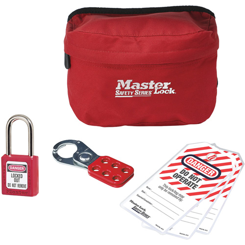 Personal Lockout Kit with Zenex Thermoplastic Padlock, 6 Components Cam Industrial