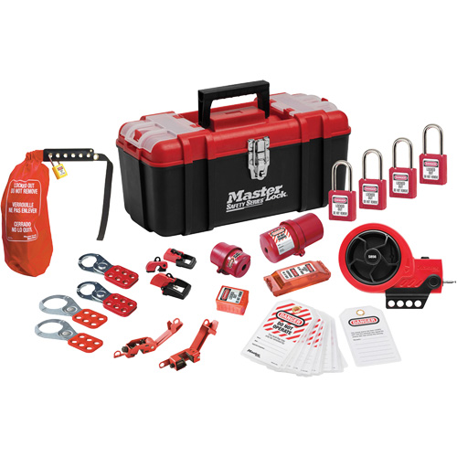 Premier Lockout Kit with Zenex Thermoplastic Locks, Electrical Kit, 21 Components Cam Industrial