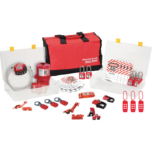Premier Lockout Kit with Zenex Thermoplastic Locks, Electrical Kit, 27 Components Cam Industrial