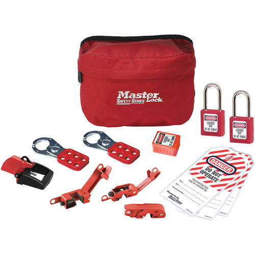 Standard Lockout Kit with Zenex Thermoplastic Locks, Electrical Kit, 13 Components Cam Industrial