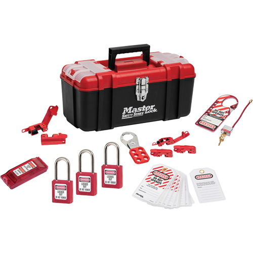 Standard Lockout Kit with Zenex Thermoplastic Locks, Electrical Kit, 14 Components Cam Industrial