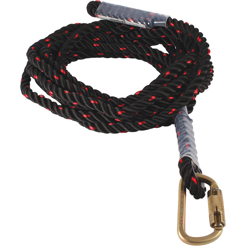 Dynamic Vertical Rope Lifeline with Carabiner Cam Industrial