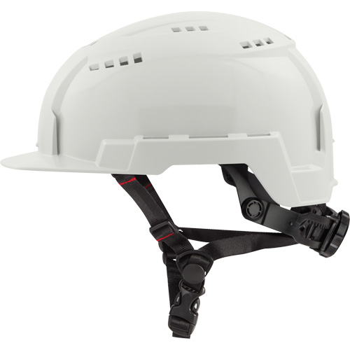 Casque &agrave; bordure avant avec support &agrave; lampe de poche Bolt, Suspension Rochet Cam Industrial