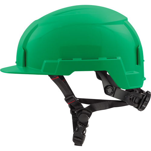 Front-Brim Helmet with Bolt Headlamp Mount, Ratchet Suspension Cam Industrial