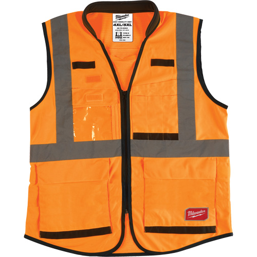 Veste de s&eacute;curit&eacute; haute performance, Orange haute visibilit&eacute;, 4T-Grand/5T-Grand Cam Industrial