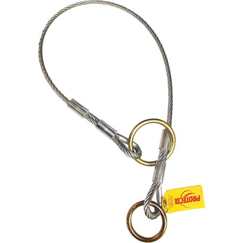 Cable Dual-Ring Adaptor, Tie-Off, Temporary Use Cam Industrial