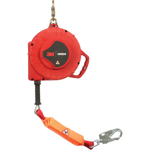 Rebel Self Retracting Lifeline, 50', Galvanized Steel, Swivel Cam Industrial