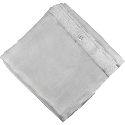 Silica Cloth Fiberglass Blanket, 6' W x 6' L, Rated Up To 1800 °F Cam Industrial