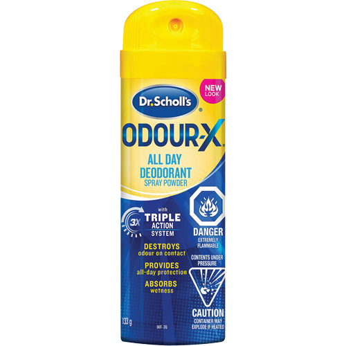 Dr. Scholl's&reg; Odour Destroyers&reg; All-Day Foot Deodorant Spray Powder Cam Industrial