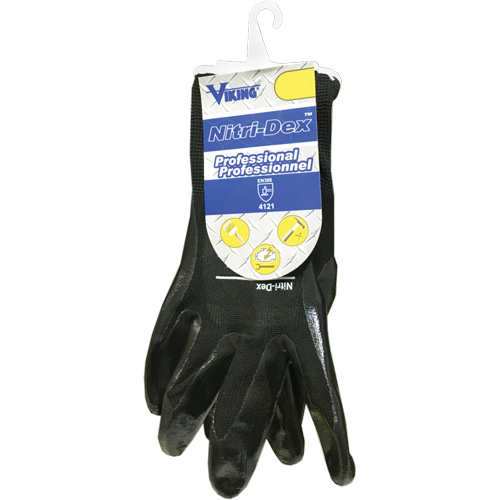 Nitri-Dex Work Gloves, Size 7, Nitrile Coated, Polyester Shell, EN 388 Level 1 Cam Industrial