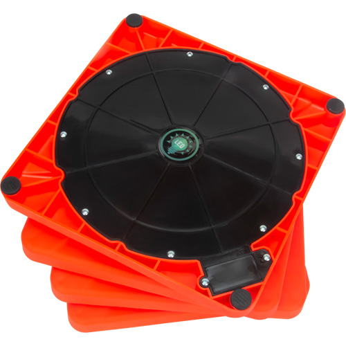 C&ocirc;ne de signalisation repliable, 28" h, Orange Cam Industrial