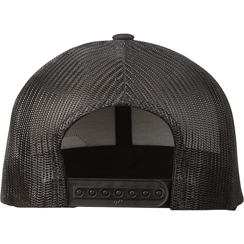 Gridiron Snapback Trucker Hat, Grey, Nylon/Poly-Cotton Cam Industrial