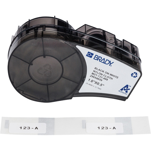 Aggressive Adhesive Multi-Purpose Labels with Ribbon, Black Cam Industrial