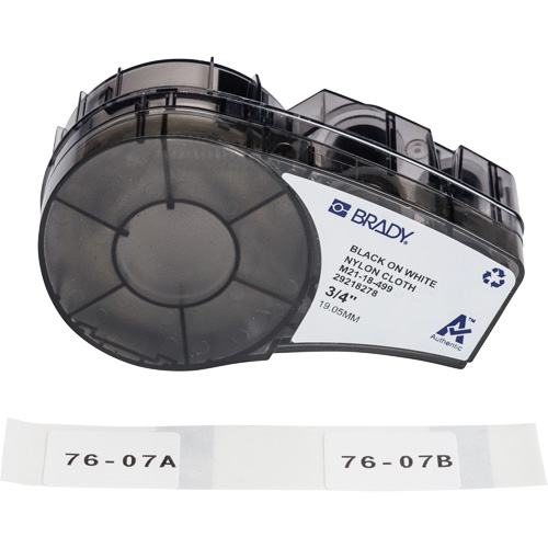 Aggressive Adhesive Multi-Purpose Labels with Ribbon, Black Cam Industrial