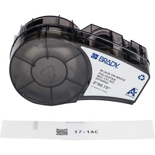 Harsh Environment Multi-Purpose Labels with Ribbon, Black Cam Industrial