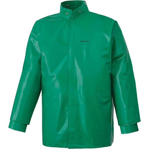J43 380 Manteau CA-43 ignifuge et r&eacute;sistant aux produits chimiques et aux acides, Petit, Vert Cam Industrial