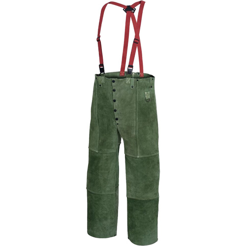 WP 100 Pantalon avec taille &eacute;lastique pour soudeur, Petit, Vert Cam Industrial