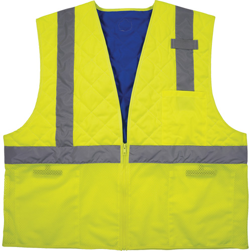 Veste de s&eacute;curit&eacute; refroidissante Chill-Its 6668, Petit, Jaune lime haute visibilit&eacute; Cam Industrial