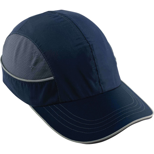 Skullerz 8950XL Bump Cap with Long Brim, Navy Blue Cam Industrial