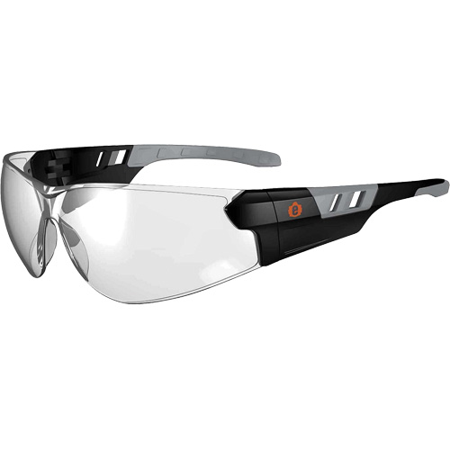 Lunettes de s&eacute;curit&eacute; sans monture Skullerz SAGA, Lentille Int&eacute;rieur/ext&eacute;rieur, Anti-&eacute;gratignures, ANSI Z87+/R&eacute;pond ou surpasse la norme CSA Z94.3 Cam Industrial