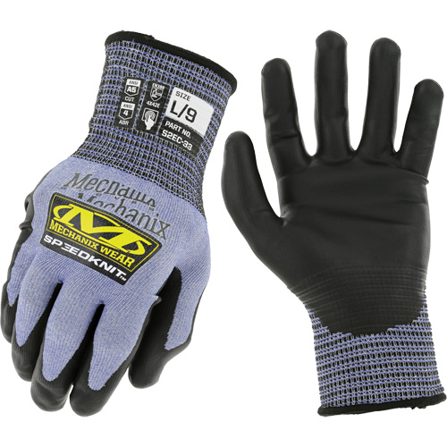 Gants r&eacute;sistants aux coupures SpeeKnit S2EC33, Taille 2T-Grand/11, Calibre 18, Rev&ecirc;tement Ur&eacute;thane, Enveloppe en PEHP/Tungst&egrave;ne, ASTM ANSI niveau A5/EN 388 niveau D Cam Industrial