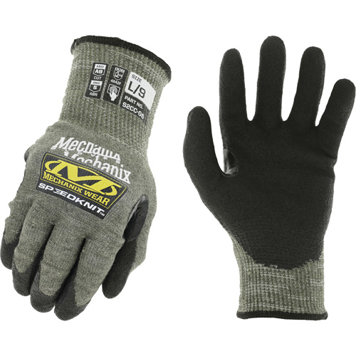 Gants de travail Speedknit, Taille 7, Calibre 13, Rev&ecirc;tement Ur&eacute;thane, Enveloppe en PEHP/Tungst&egrave;ne, ASTM ANSI niveau A9 Cam Industrial