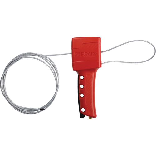 All Purpose PVC-Coated Cable Lockout, 8' Length Cam Industrial