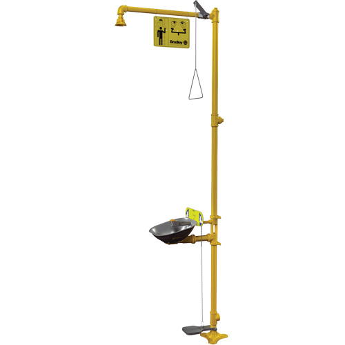 Poste de douche oculaire & douche de s&eacute;curit&eacute; Halo Cam Industrial