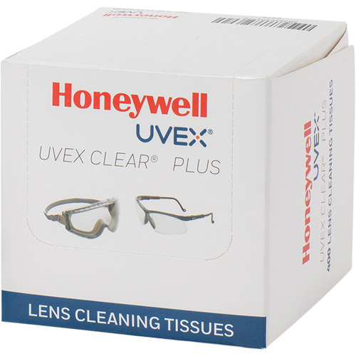 Uvex Clear&reg; Plus Lens Tissues, 4.125" x 3.96" Cam Industrial
