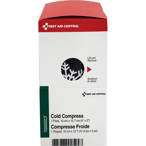SmartCompliance&reg; Refill Instant Compress, Cold, Single Use, 4" x 5" Cam Industrial