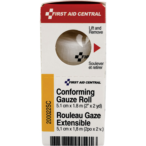 SmartCompliance&reg; Refill Conforming Stretch Gauze Bandage, Roll, 6' L x 2" W, Sterile, Medical Device Class 1 Cam Industrial