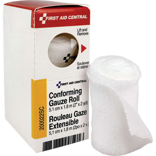 SmartCompliance&reg; Refill Conforming Stretch Gauze Bandage, Roll, 6' L x 2" W, Sterile, Medical Device Class 1 Cam Industrial